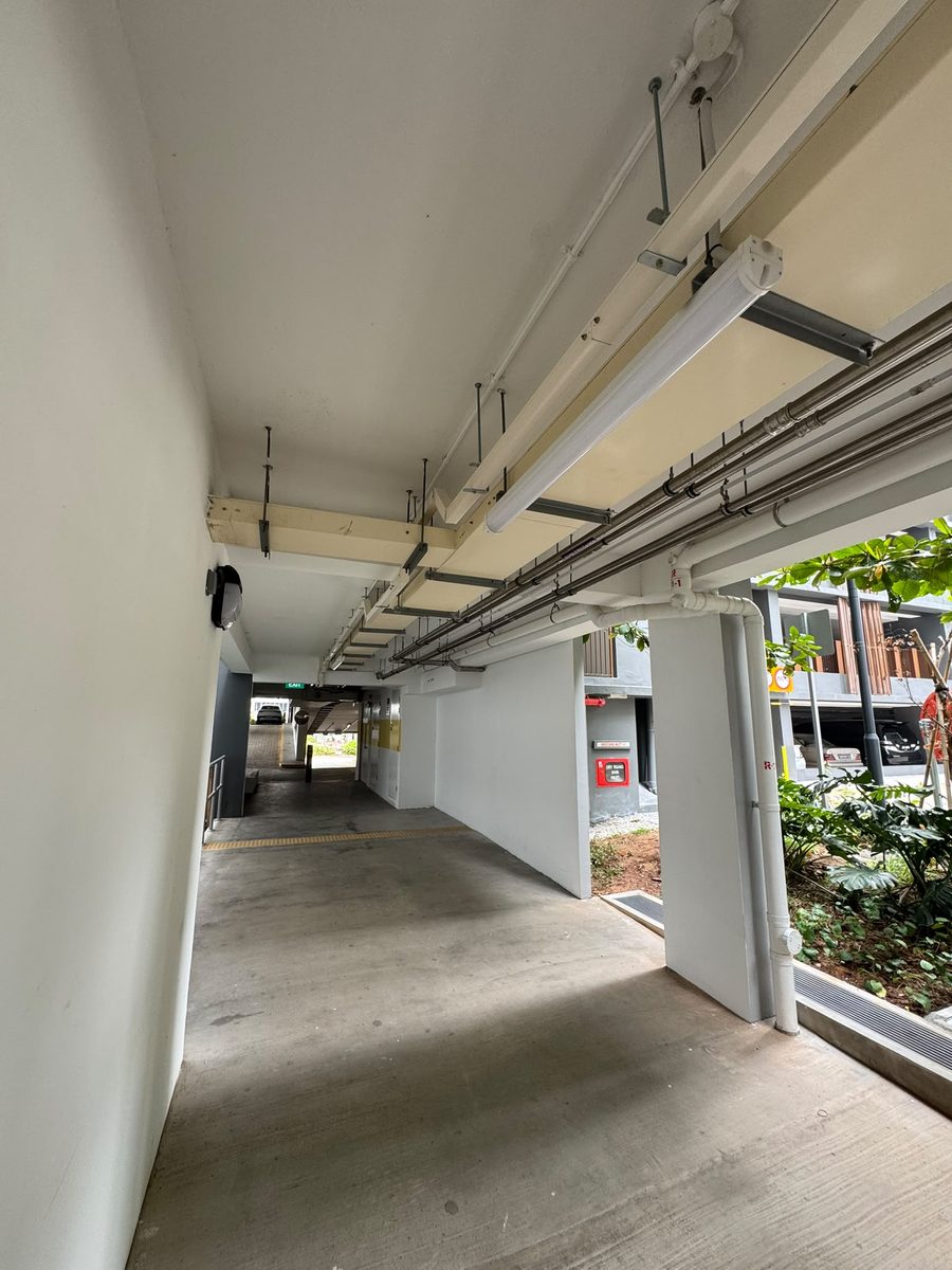 HDB estate corridor