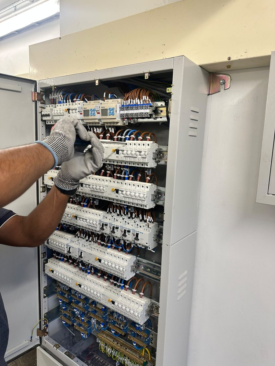 Electrical wiring works